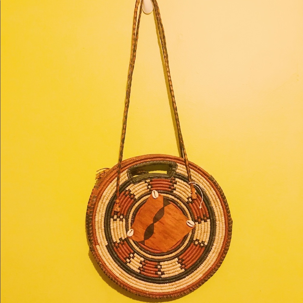 Handmade West African Hand/Shoulder bag(VERY Rare)